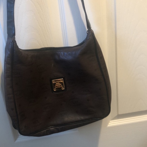 HCL crossbody leather print brown purse - Picture 5 of 11